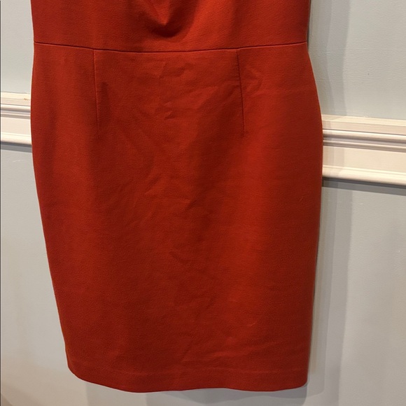 Ellie Tahari 80% wool burnt sienna dress vintage - Picture 3 of 7